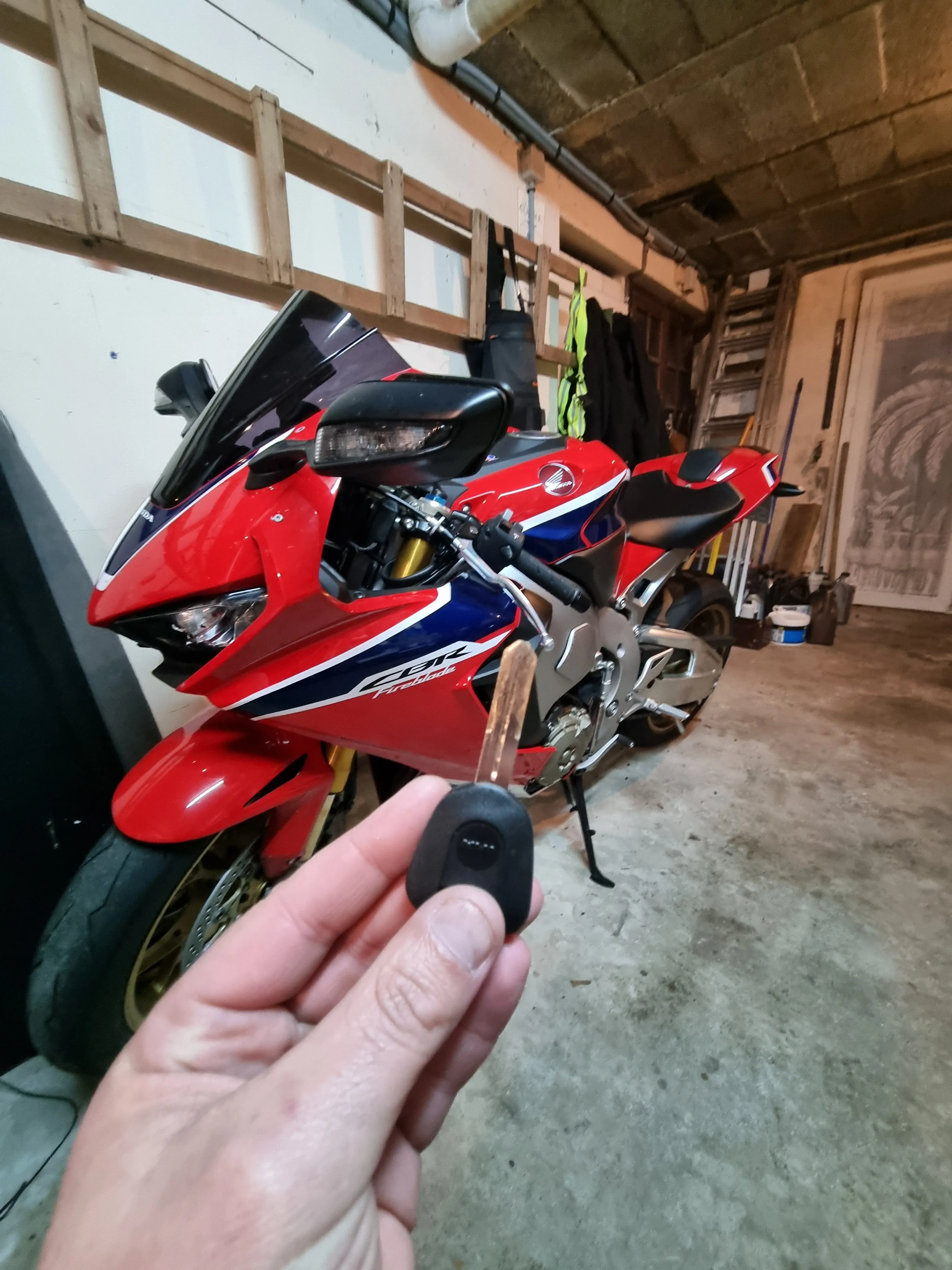 Une nouvelle clé pour cette moto à Hennebont