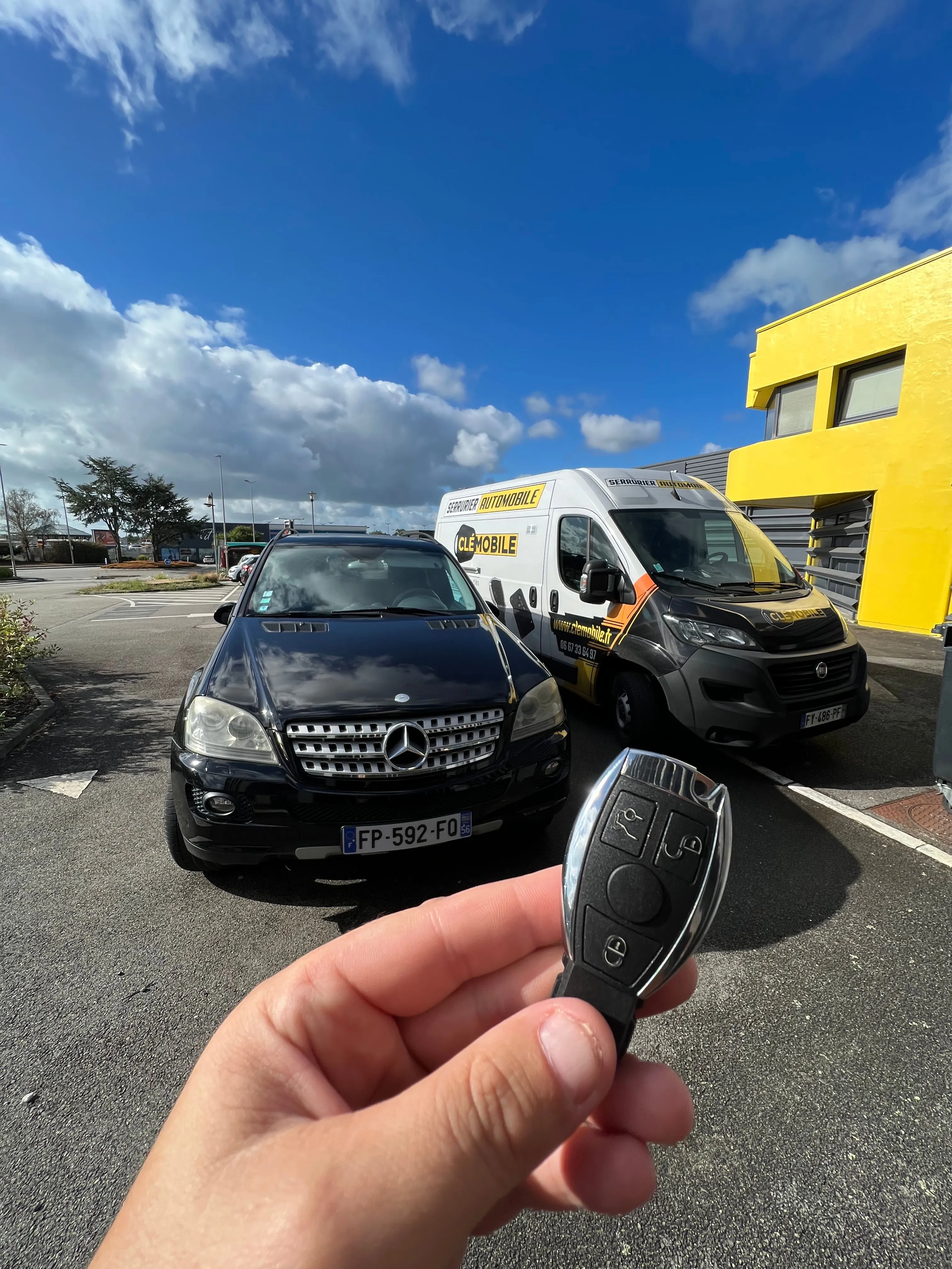 Une nouvelle télécommande pour cette Mercedes ML
