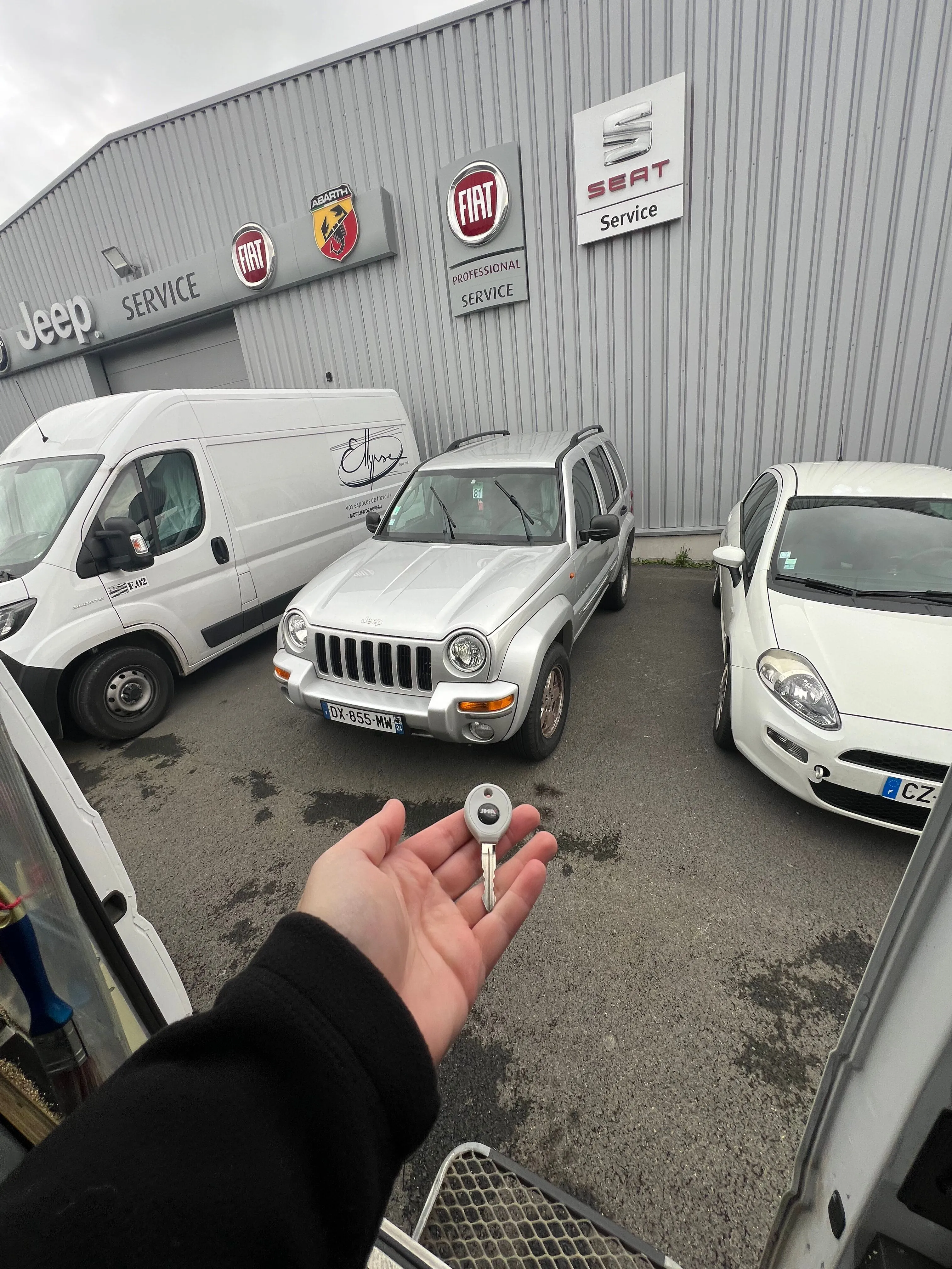 Une nouvelle clé pour cette Jeep Cherokee à Caudan