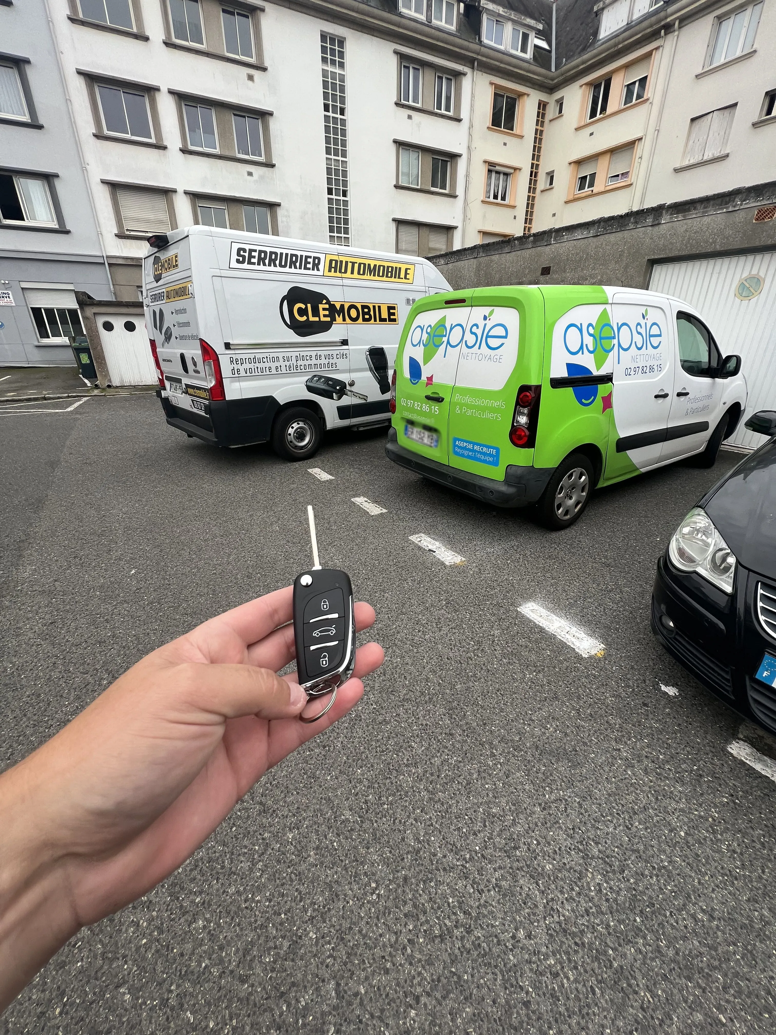 Une nouvelle télécommande pour ce Peugeot Partner à Lorient