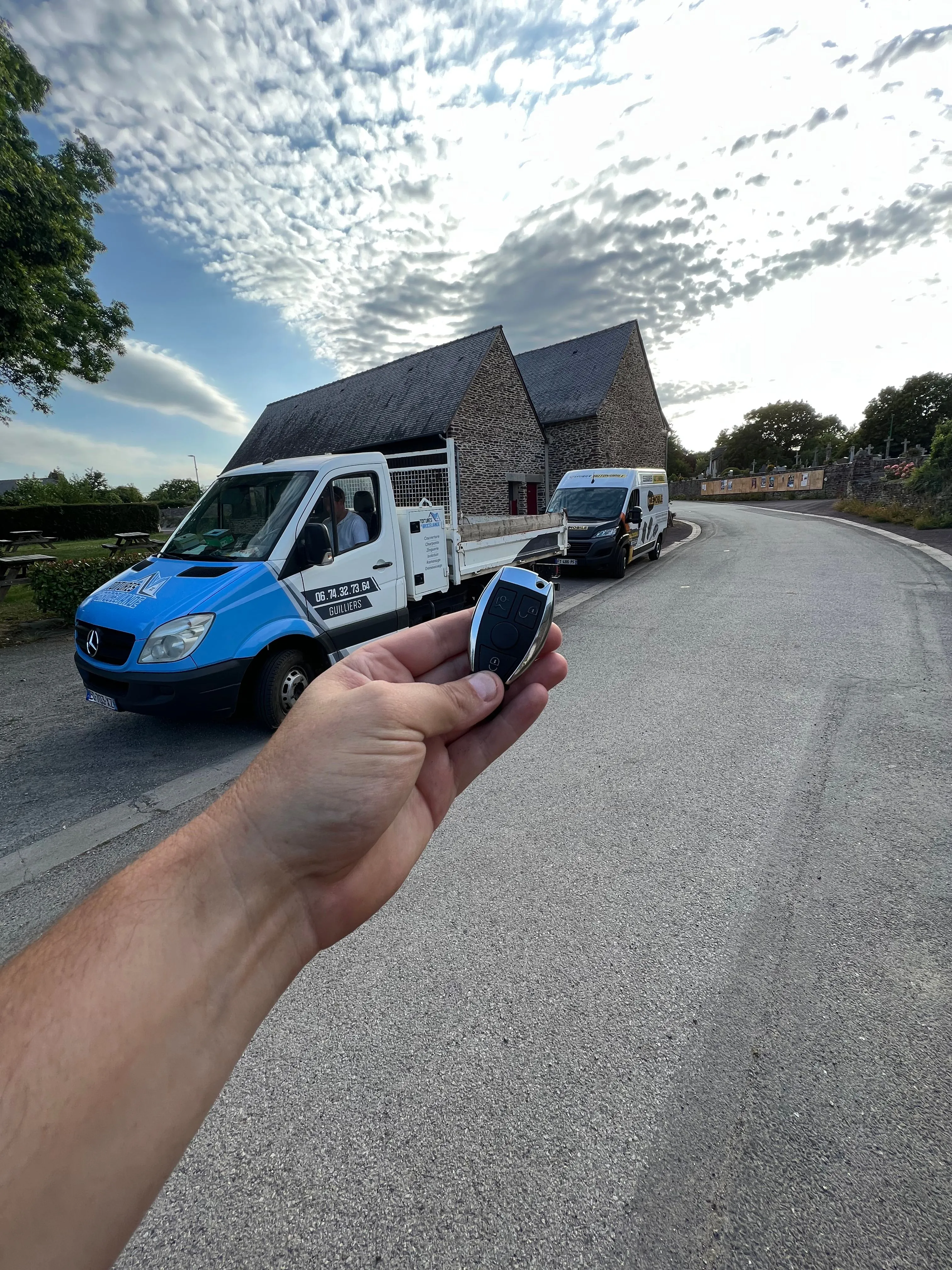 Clé HS, une nouvelle clé pour ce Sprinter Mercedes à Mauron
