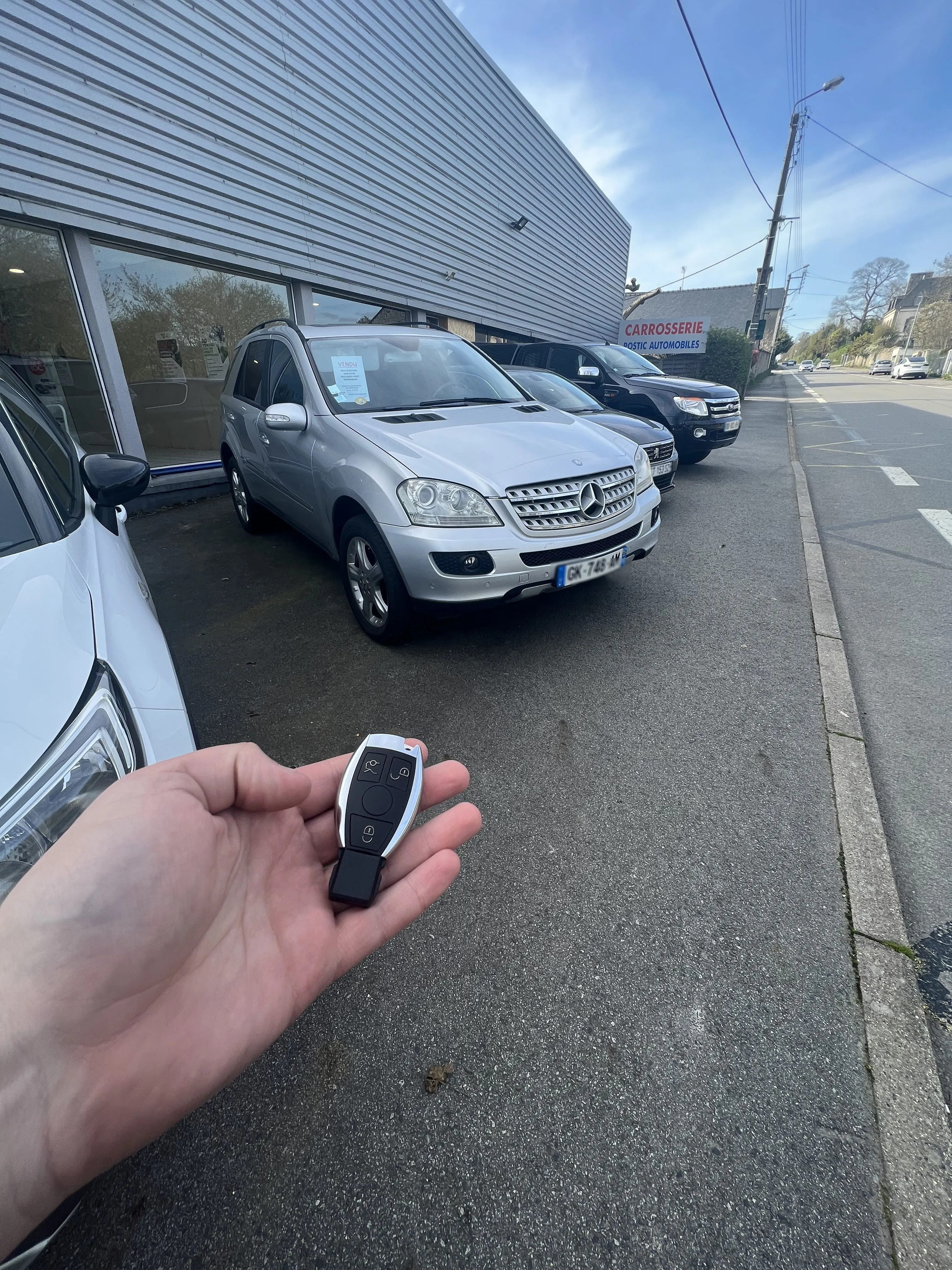 Une nouvelle télécommande pour cette Mercedes ML à Pontivy